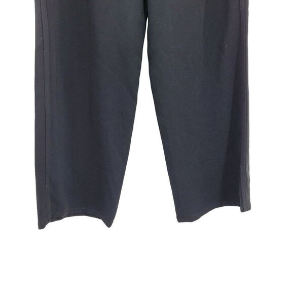 Anne Klein High-rise Wide Leg Dress Pants S Black Elastic Waist Cocktail Evening - Picture 7 of 12